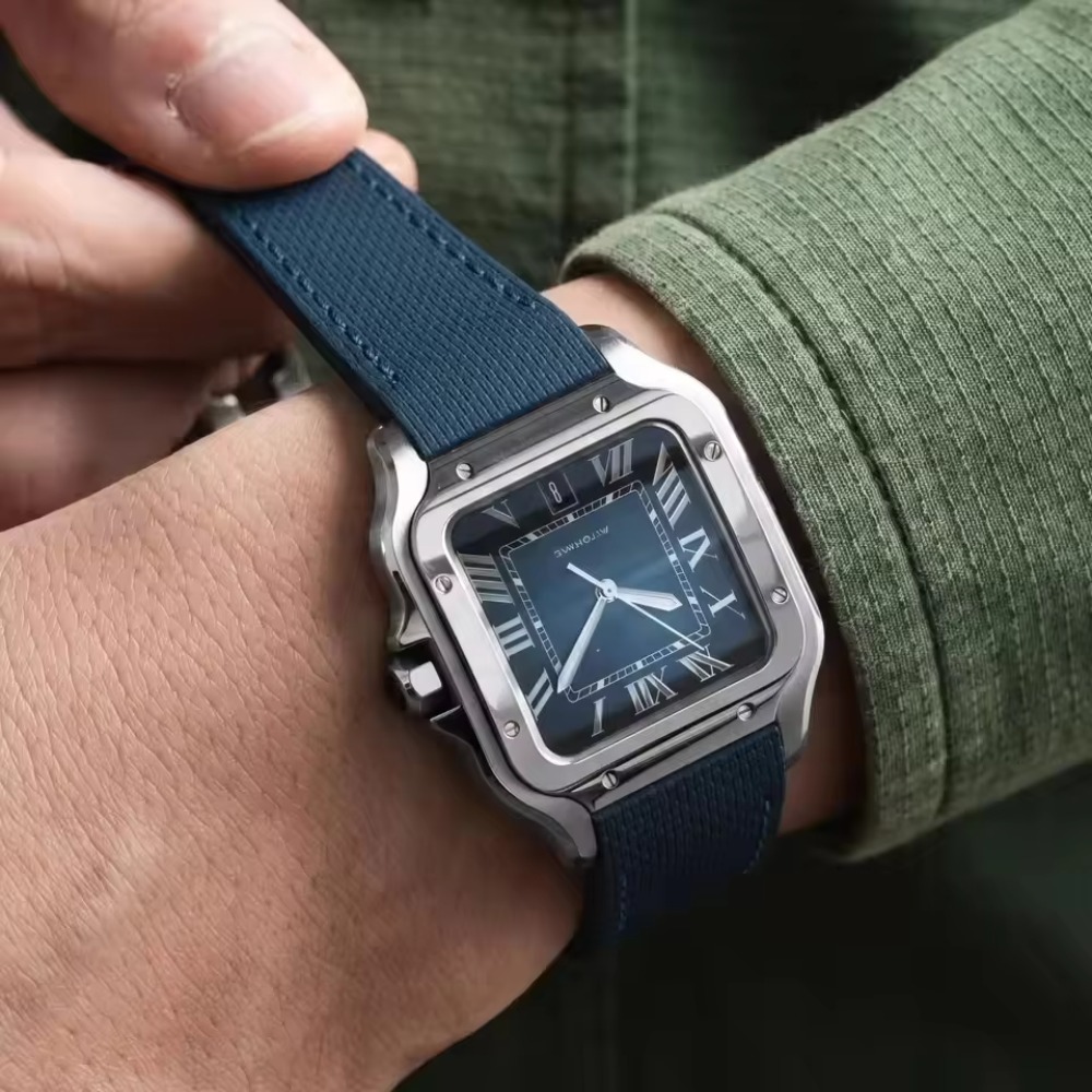 Cartier Watch Santos - حزام ساعة مناسب لساعة كارتييه سانتوس،