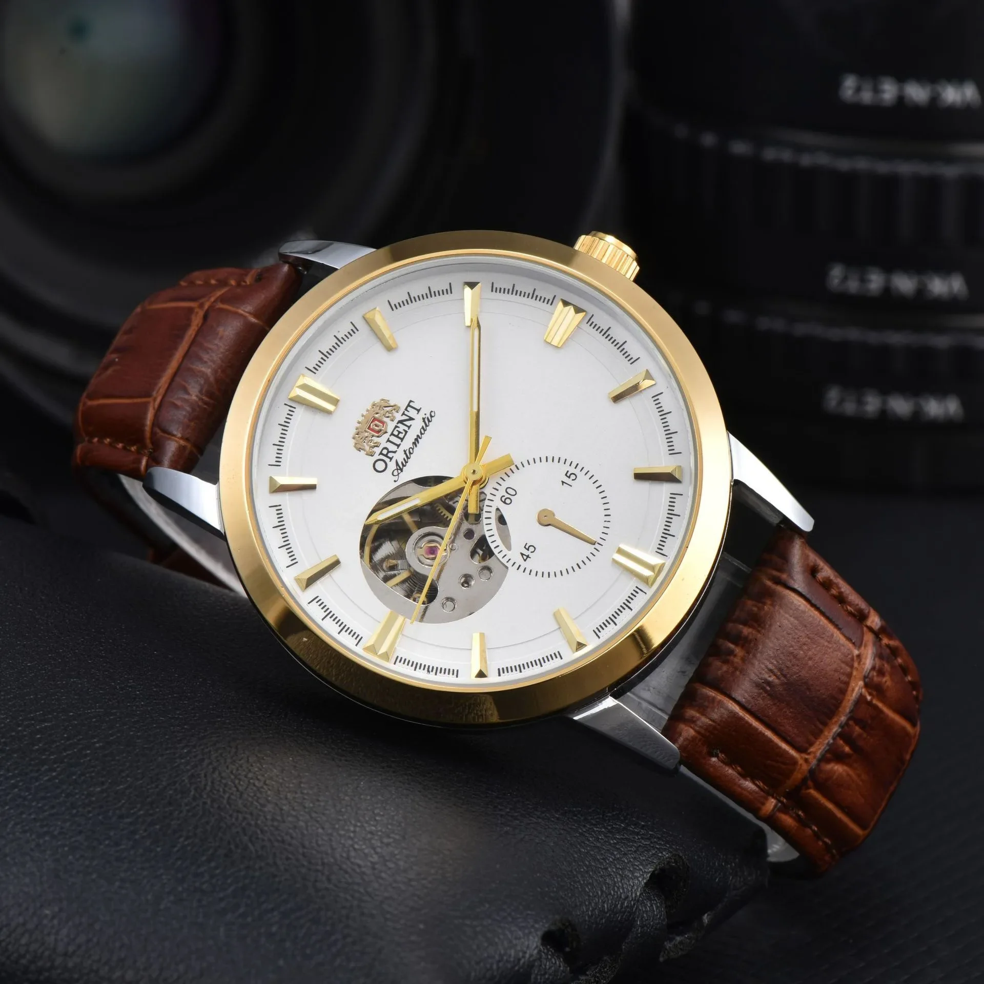 Seiko Watch Presage - ساعة أورينت الرياضية الأوتوماتيكية الميكانيكية للجنسين