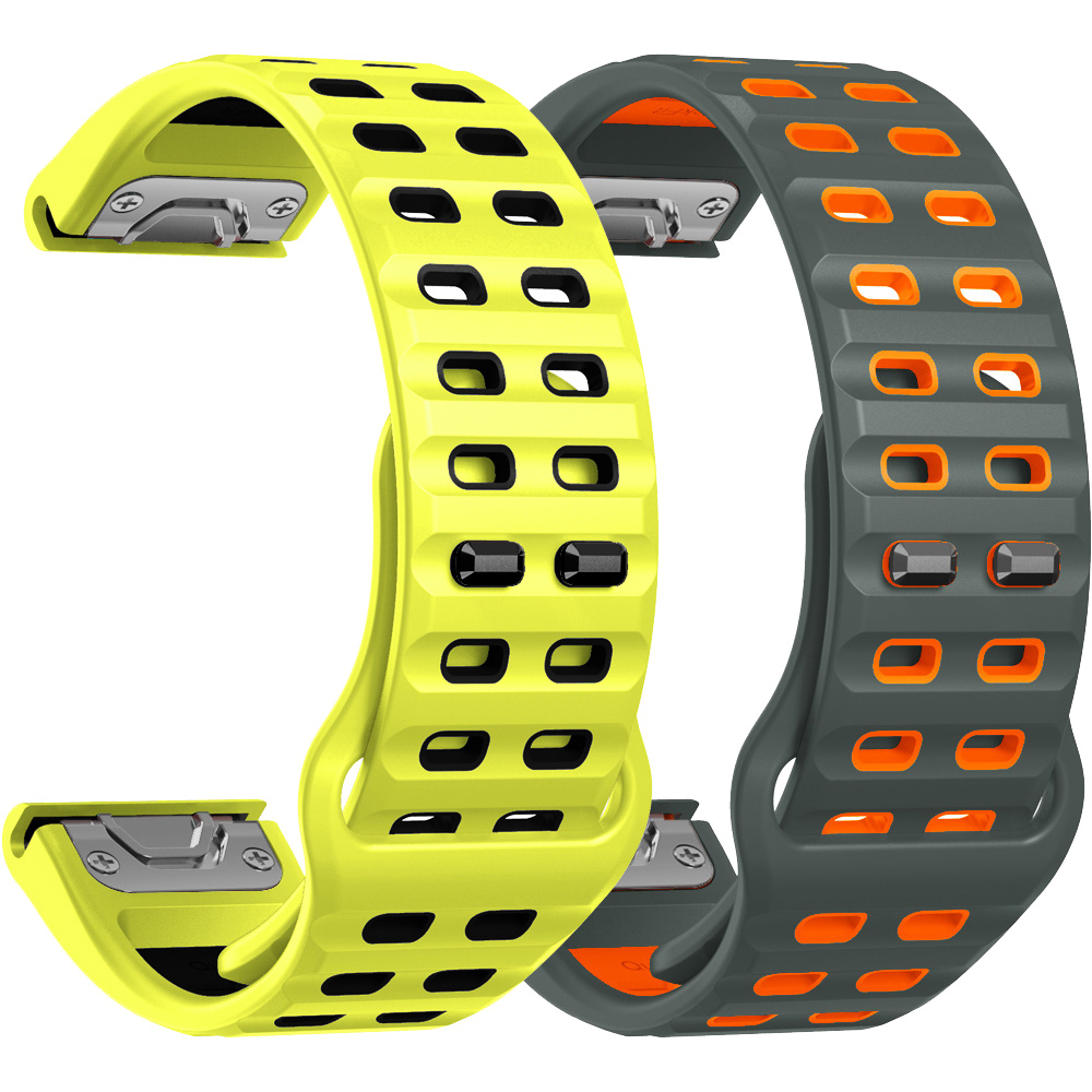 Silicone Watch Band 22Mm - سوار ساعة Quickfit بمقاس 26 مم