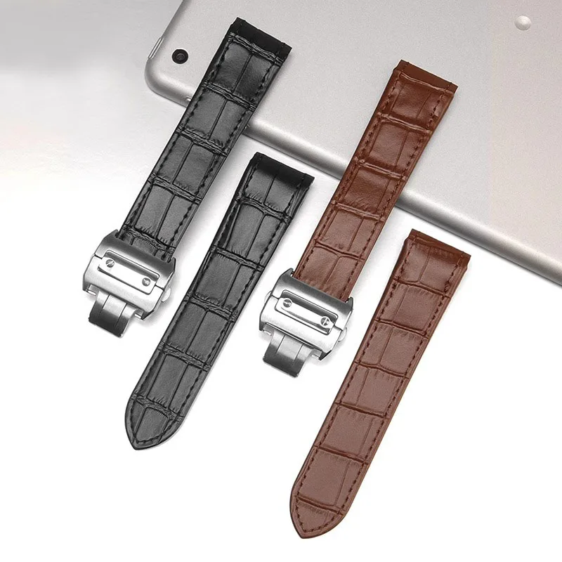 حزام ساعة عالي الجودة مصنوع من - مراجعة Cartier Watch Santos وسعره