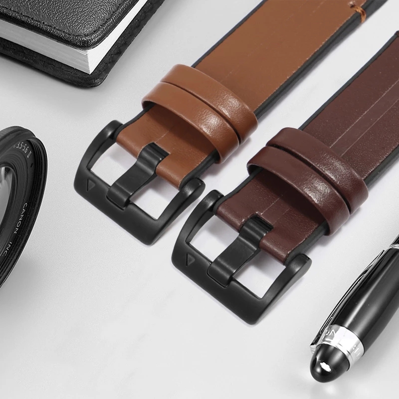 حزام ساعة من الجلد والسيليكون  - مراجعة Silicone Watch Band 22Mm وسعره