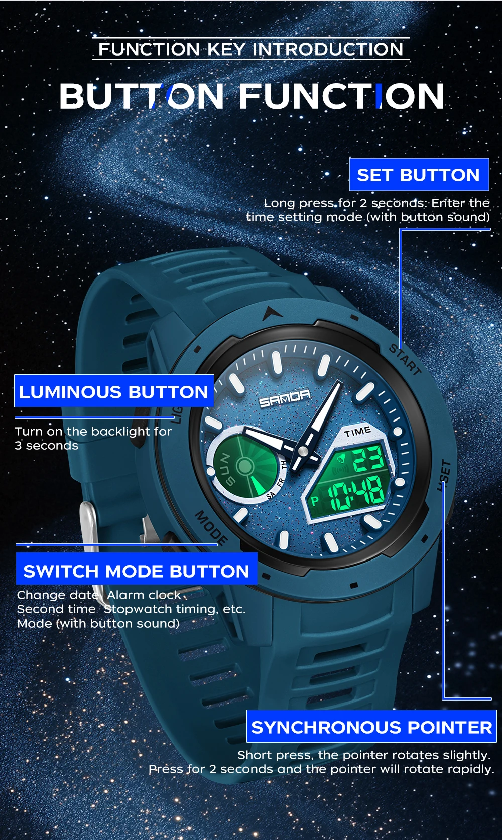 ساعة رياضية رجالية جديدة من SA - مراجعة Rubber Strap Diver وسعره