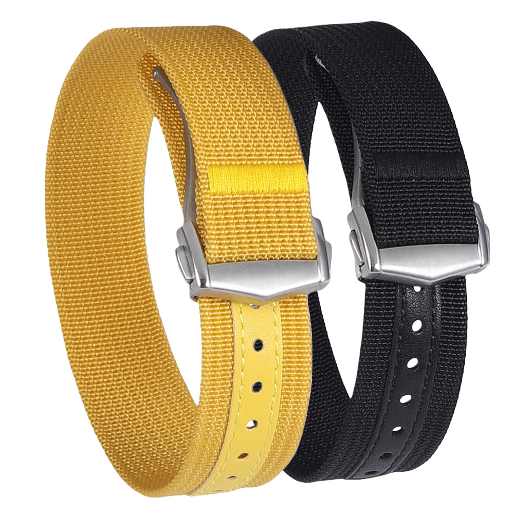 للطي مشبك حزام ساعة من النايلو - مراجعة Nato Strap Nylon وسعره