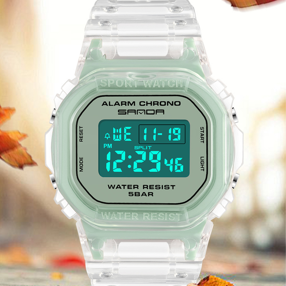 ساعة ساندا الرياضية للرجال وال - مراجعة Rubber Strap Diver وسعره