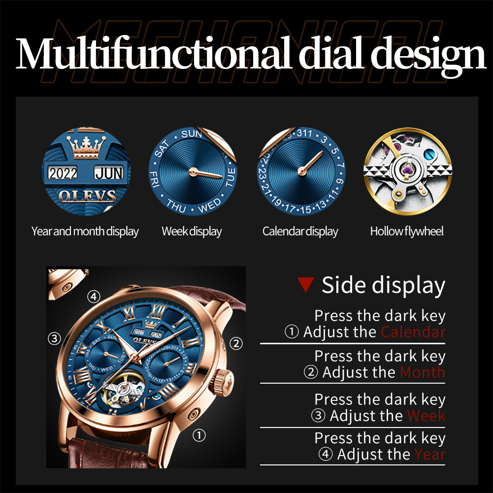 OLEVS 6668 أفضل ماركة ساعات رج - مراجعة Seiko Watch Presage وسعره