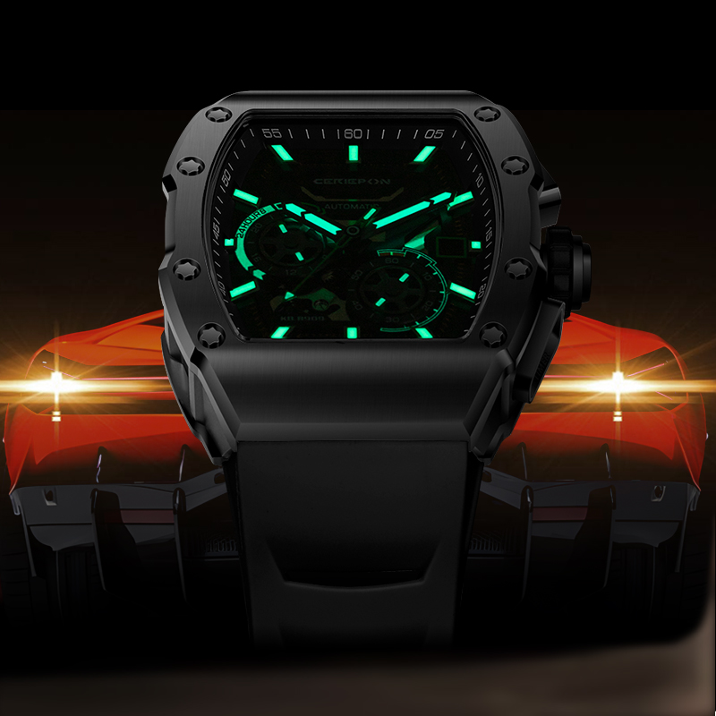 ساعة رجالية أوتوماتيكية بالكام - مراجعة Rubber Strap Diver وسعره