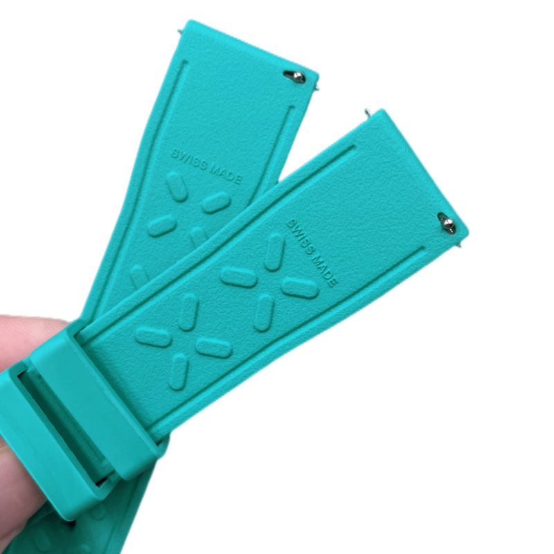 حزام ساعة مطاطي أنيق بعرض 20 م - مراجعة Rubber Strap Diver وسعره