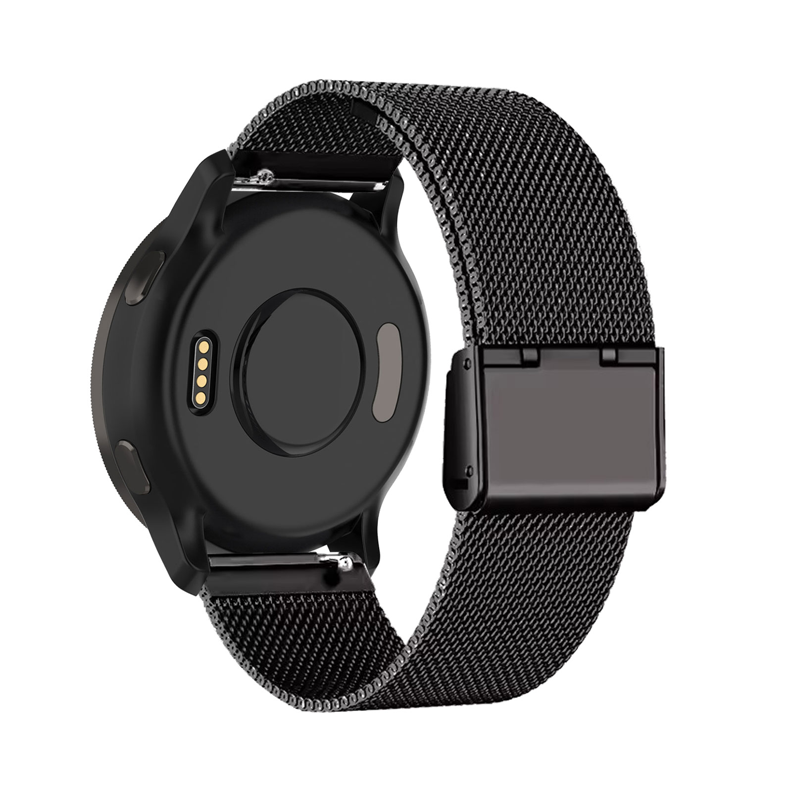 أربطة معدنية لـ Garmin Vivoact - مراجعة Mesh Strap Metal وسعره