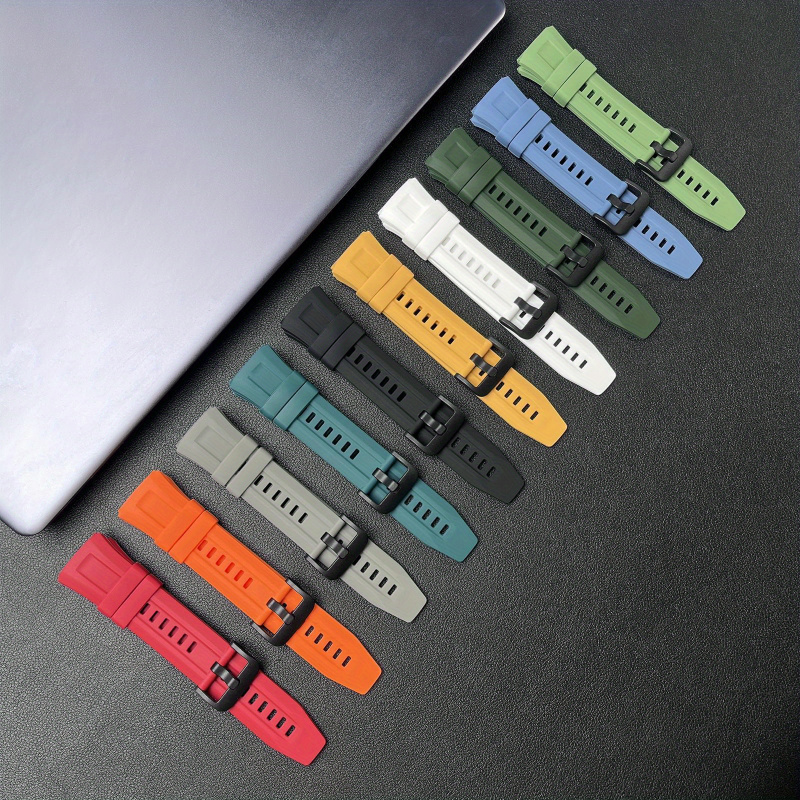 حزام سيليكون بعرض 22 ملم لساعة - مراجعة Silicone Watch Band 22Mm وسعره