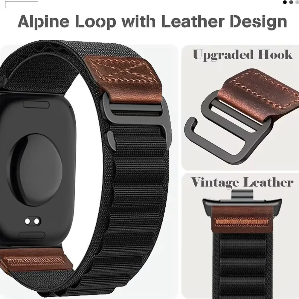 حزام نايلون لساعة Redmi Watch  - مراجعة Parachute Strap Elastic وسعره