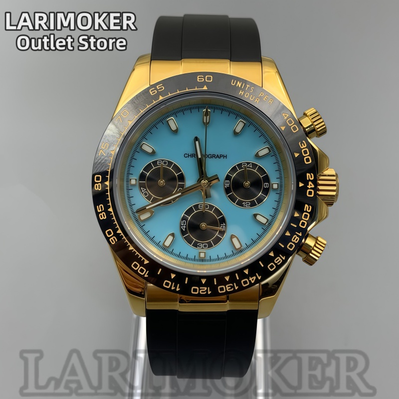 LARIMOKER 39 مللي متر ساعة ريا - مراجعة Rubber Strap Diver وسعره