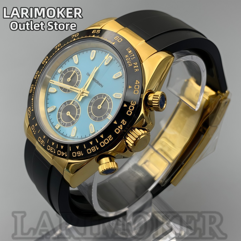 LARIMOKER 39 مللي متر ساعة ريا - مراجعة Rubber Strap Diver وسعره