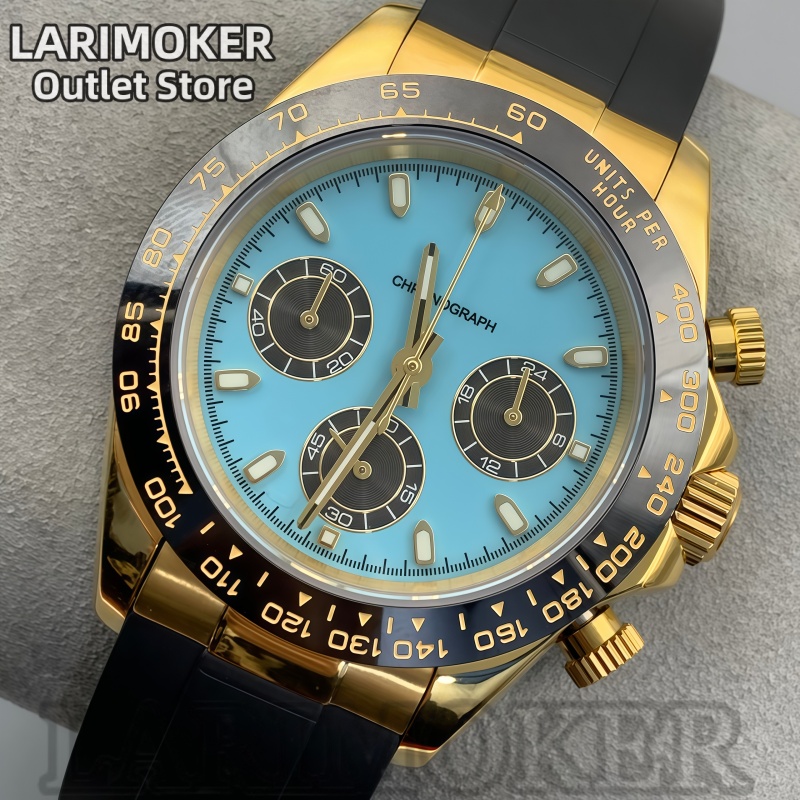 LARIMOKER 39 مللي متر ساعة ريا - مراجعة Rubber Strap Diver وسعره