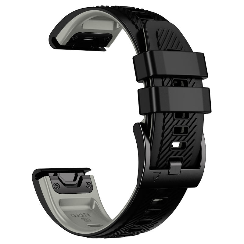 26/22 مللي متر حزام ساعة اليد  - مراجعة Silicone Watch Band 22Mm وسعره