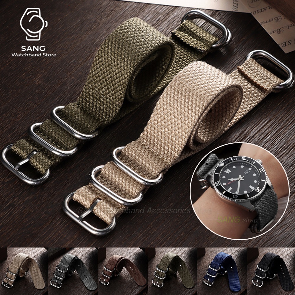 20 مم 22 مم لأحزمة بيرلون وأوم - مراجعة Perlon Strap Woven وسعره
