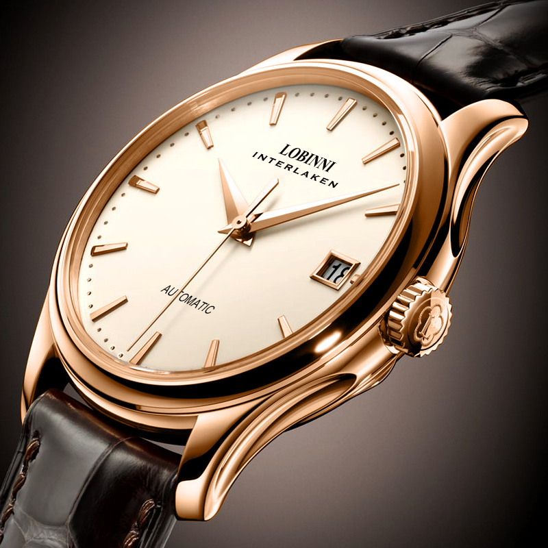 ساعة LOBINNI الأوتوماتيكية للر - مراجعة Seiko Watch Presage وسعره