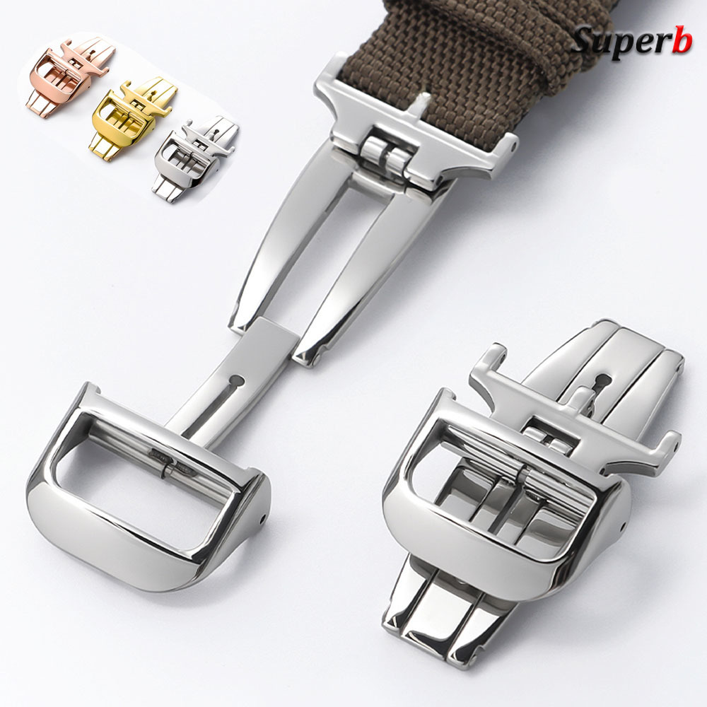مشبك ساعة فراشة قابل للطي مقاس - مراجعة Butterfly Clasp Deployant وسعره