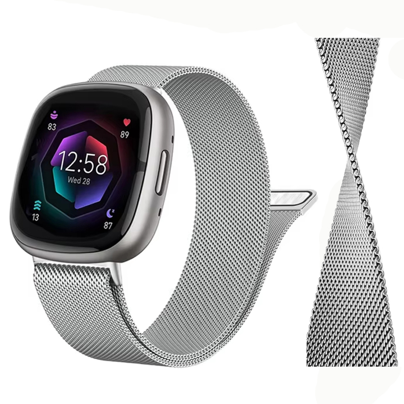 حزام حلقة ميلانو لـ Fitbit فير - مراجعة Milanese Loop Magnetic وسعره